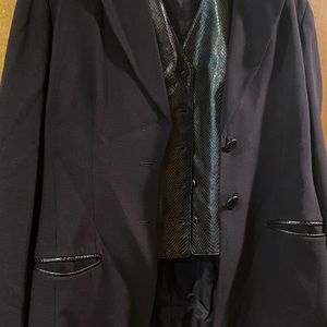 Citi by Yansi Fugel 3piece eggplant pantsuit